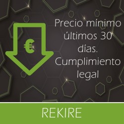Módulo cumplimiento legal Ómnibus prestashop. Precio mínimo